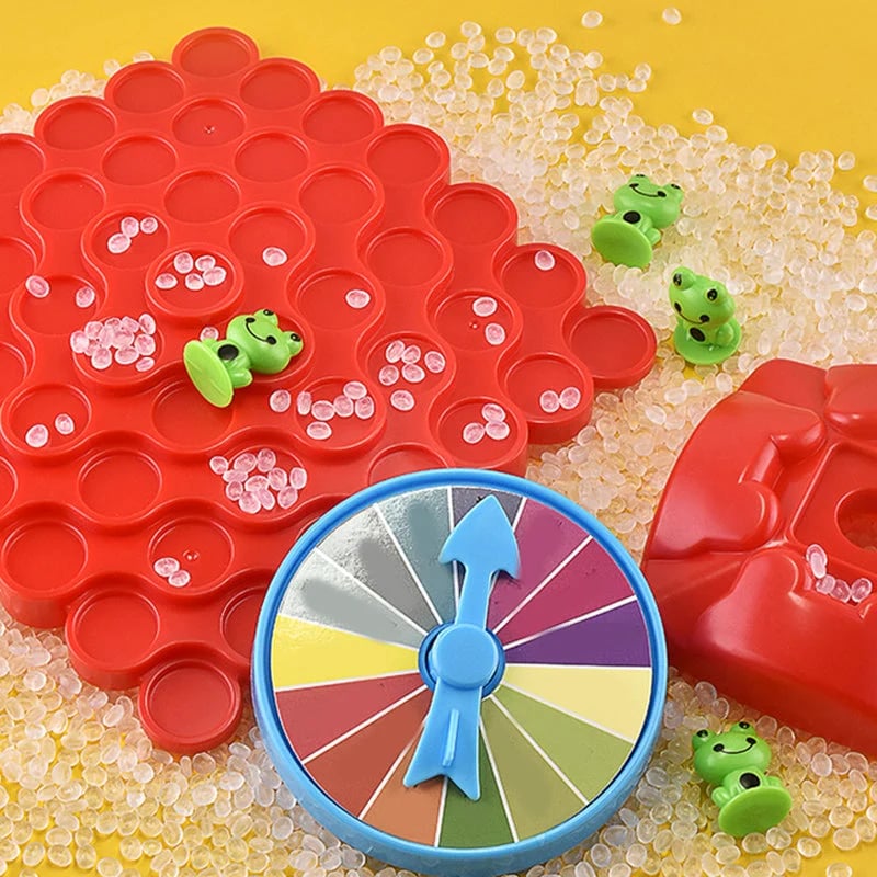 Children's frog balance toy set