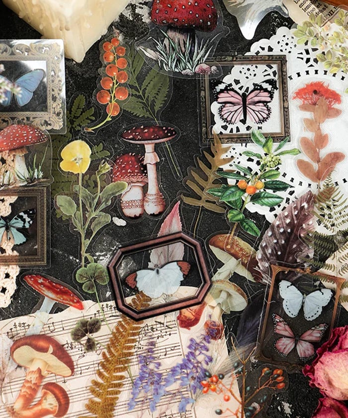 240 Pcs Memory Garden Series PET Stickers Set