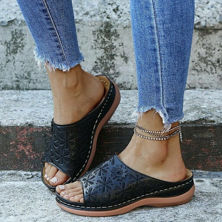 Style Fashion Non-slip Wedge Orthopetic Sandals