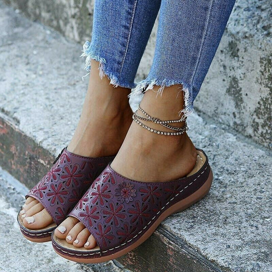 Style Fashion Non-slip Wedge Orthopetic Sandals