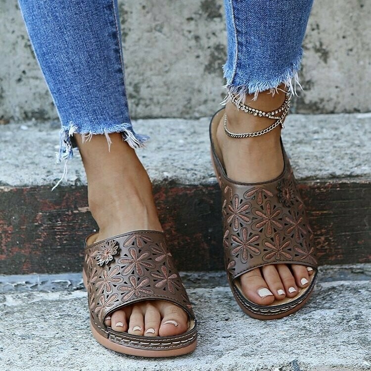 Style Fashion Non-slip Wedge Orthopetic Sandals