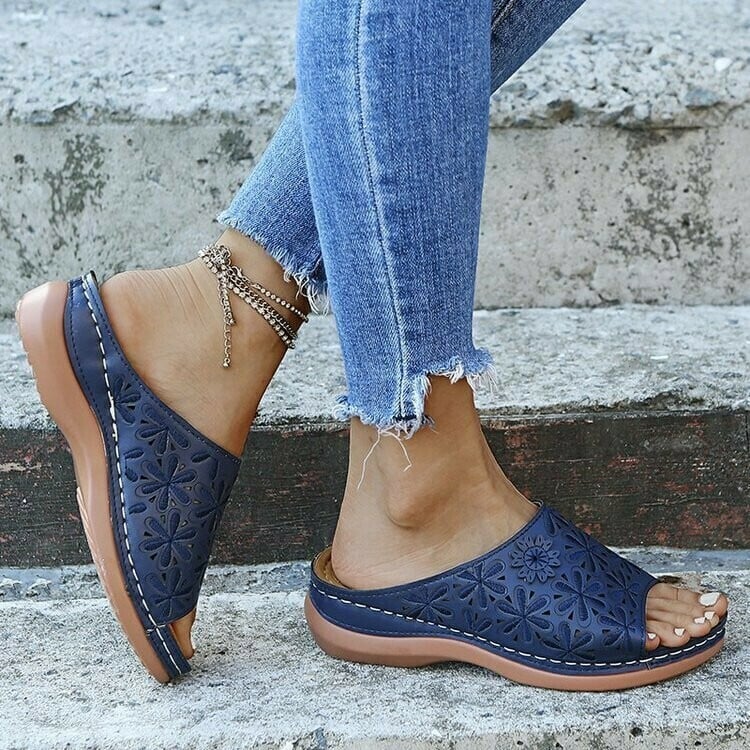 Style Fashion Non-slip Wedge Orthopetic Sandals