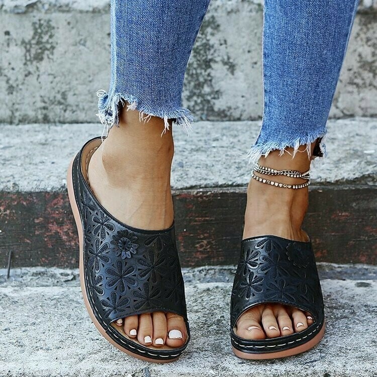 Style Fashion Non-slip Wedge Orthopetic Sandals